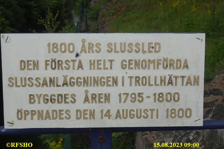 Trollhättan, Schleusen