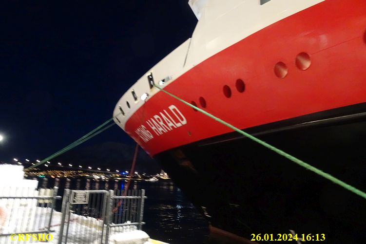 Besuch Hurtigruten MS KONG HARALD