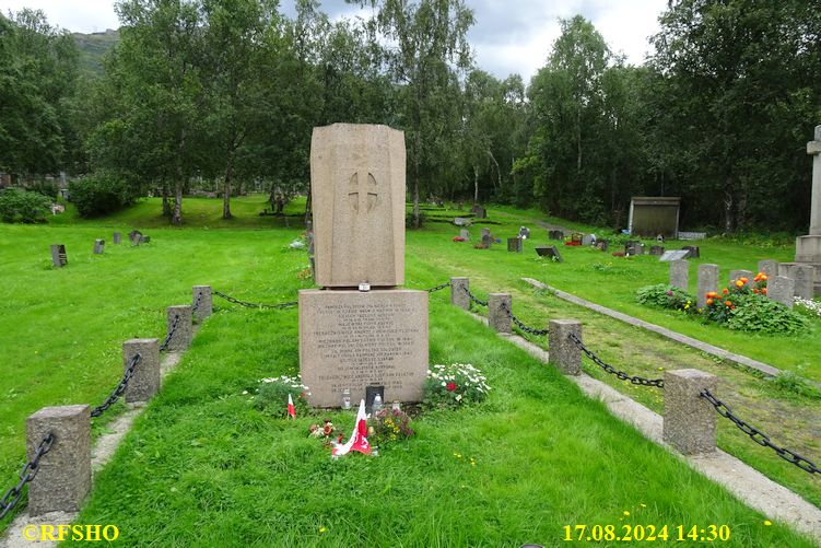 Narvik, polnischer Soldatenfriedhof
