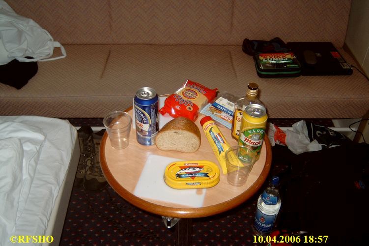 Abendessen auf der MS NORDLYS