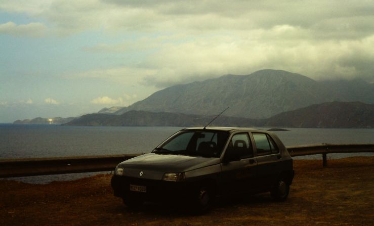 Kreta Okt. 1995 (unser Leihwagen)