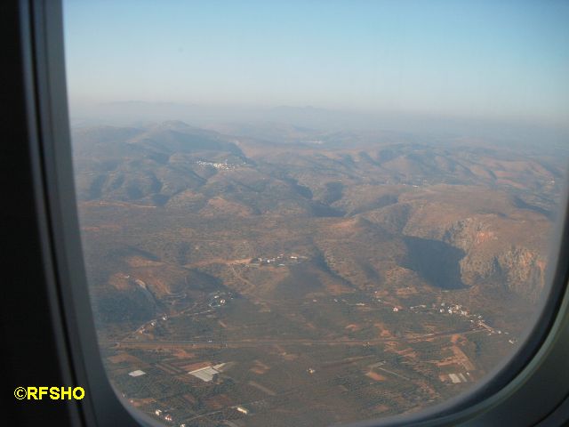 Anflug auf Kreta 01.10.2001 07:31 Uhr