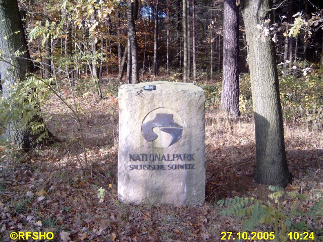 Nationalparkstein N 50.94069° E 14.09192°