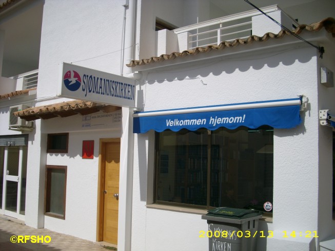 Norwegische Seemannskirche in Palmanova (31S 460438 4373745)