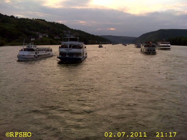 Rhein in Flammen