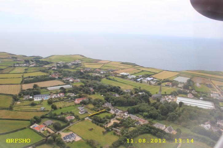 Flug Hannover - Guernsey