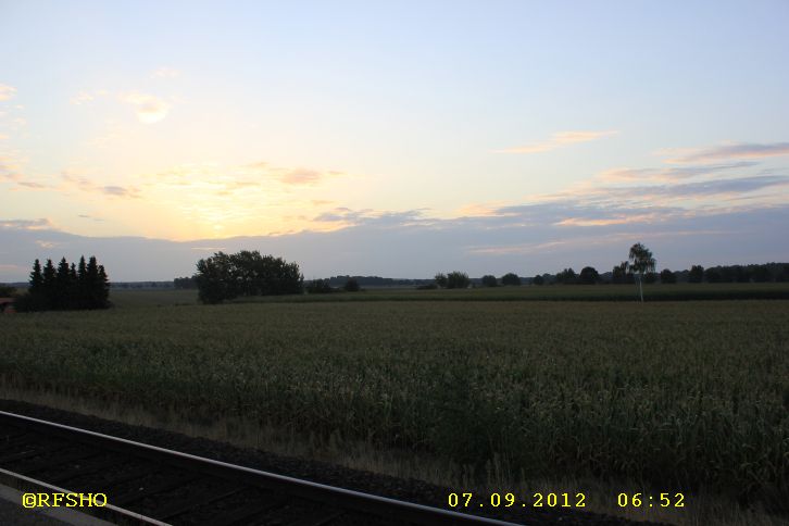 Blick vom Bahnhof Schönewörde