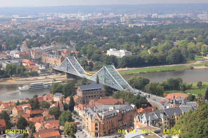 Löschwitzer Elbbrücke (Blaues Wunder)