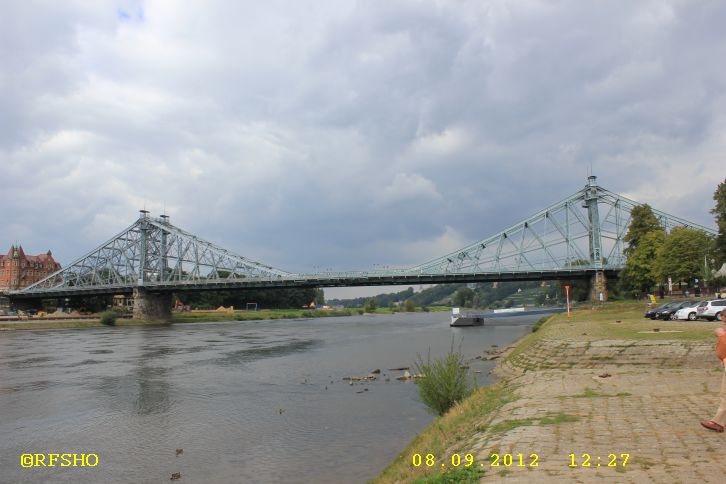 Löschwitzer Elbbrücke (Blaues Wunder)