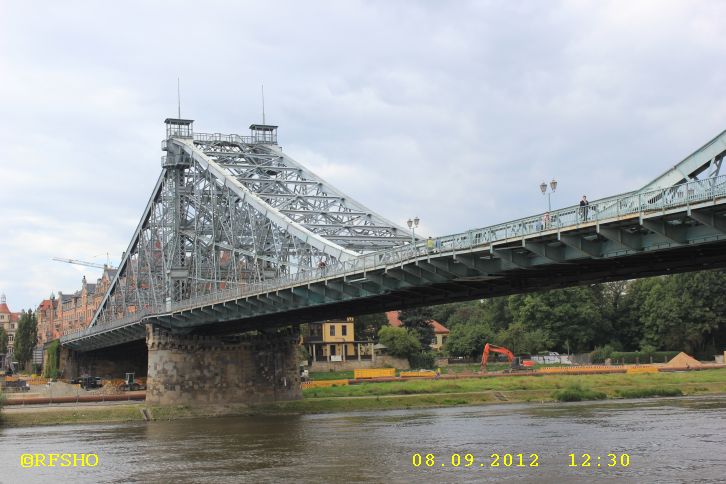 Löschwitzer Elbbrücke (Blaues Wunder)