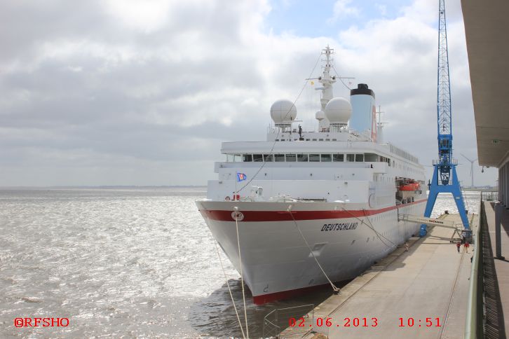 MS DEUTSCHLAND, Steubenhöft Cuxhaven