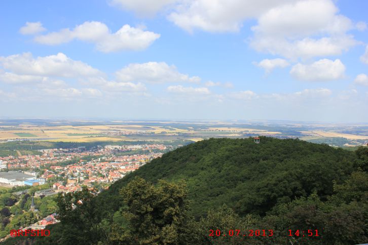 Ausblick vom Hexentanzplatz in Thale