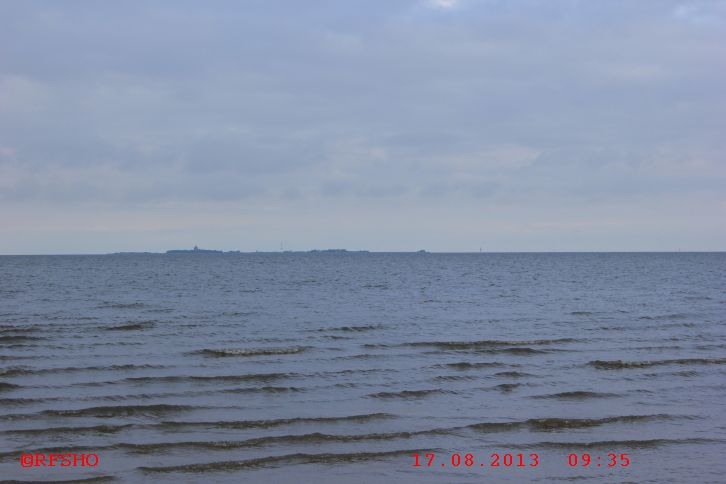 Blick vom Sahlenburger Strand nach Neuwerk