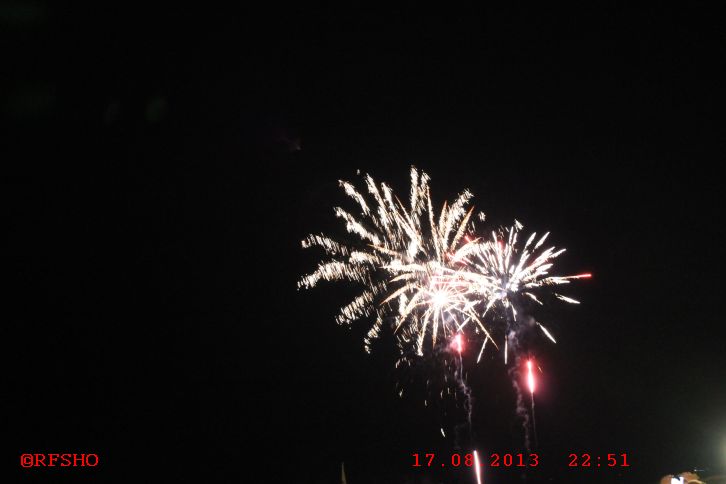 Feuerwerk am Sahlenburger Strand