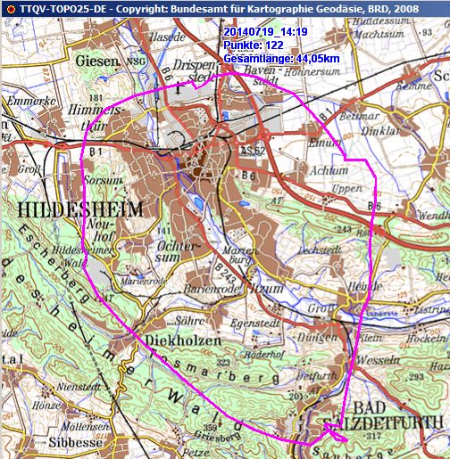 Hubschrauber Trainingsflug