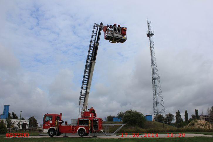 Besichtigung der Berufsfeuerwehr in Radziejow