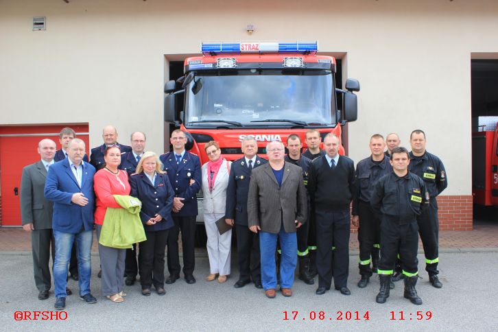 Besichtigung der Berufsfeuerwehr in Radziejow