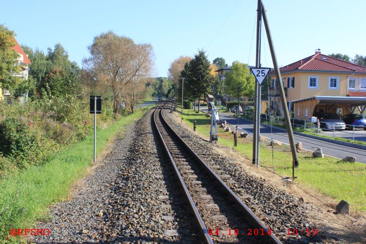 Lößnitzgrundbahn in Moritzburg