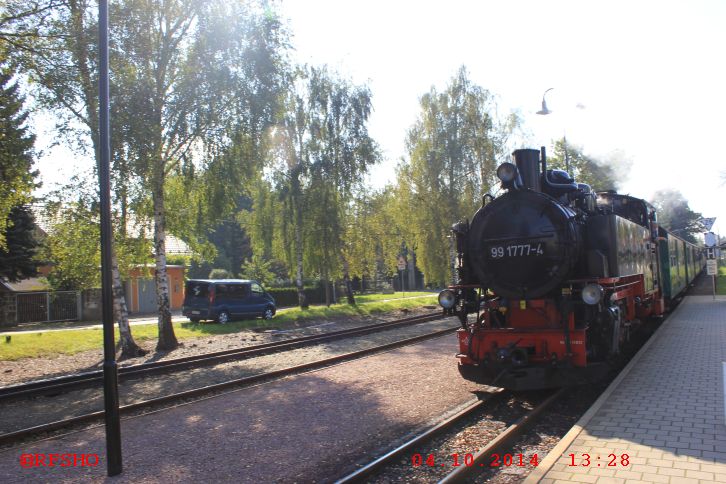 Lößnitzgrundbahn in Moritzburg