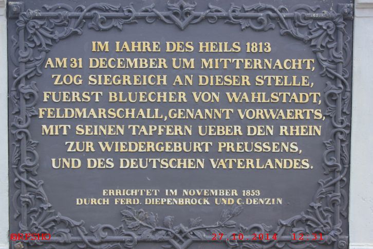 Bluecher Denkmal
