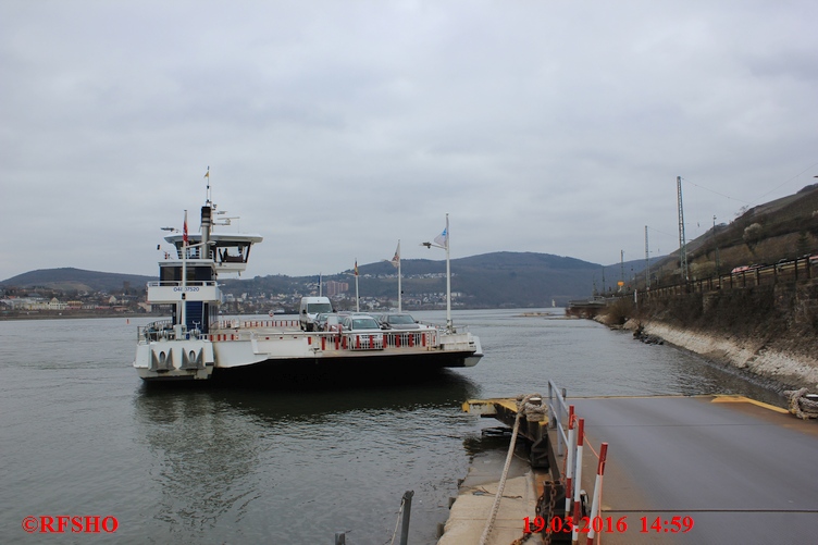 Rheinfähre Rüdesheim − Bingen