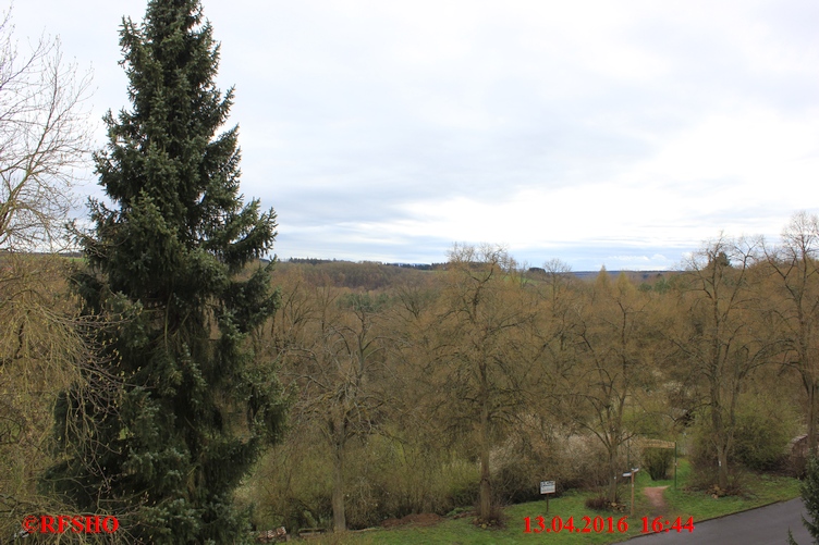 Blick vom Hotelzimmer in Simmern