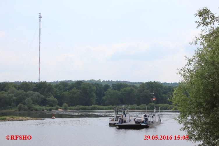Elbe, Fähranleger Lenzen