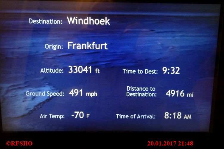 Flug vom Flughafen Frankfurt Main nach Windhoek