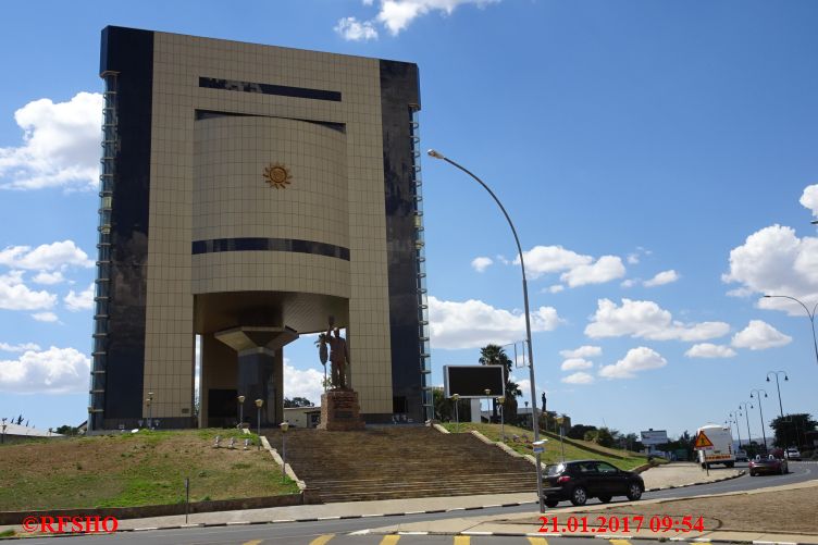 kleine Stadtrundfahrt durch Windhoek