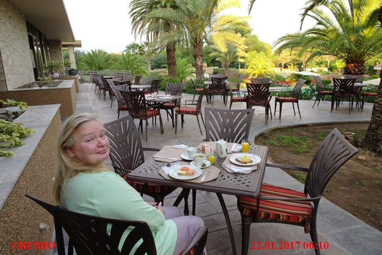 Safari Court Hotel Windhoek, Frühstück