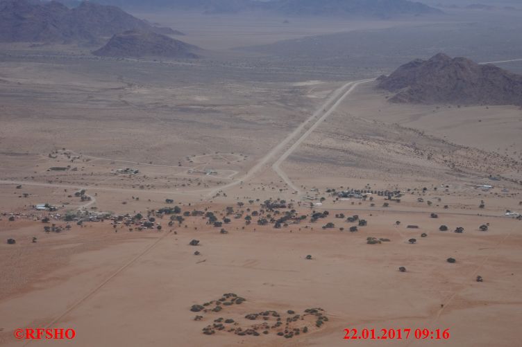 Flug zum Sossusvlei, Sesriem