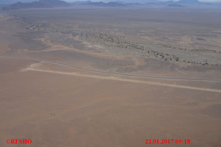 Flug zum Sossusvlei, Flughafen FYSS