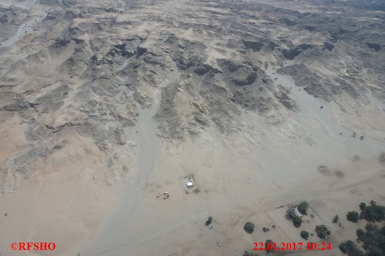 Flug zum Sossusvlei, Kuiseb, Homeb