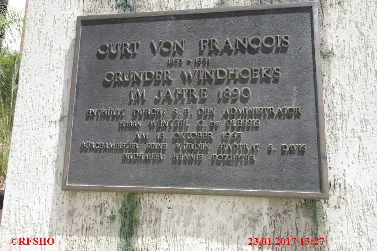 Windhoek, Curt von Franoois