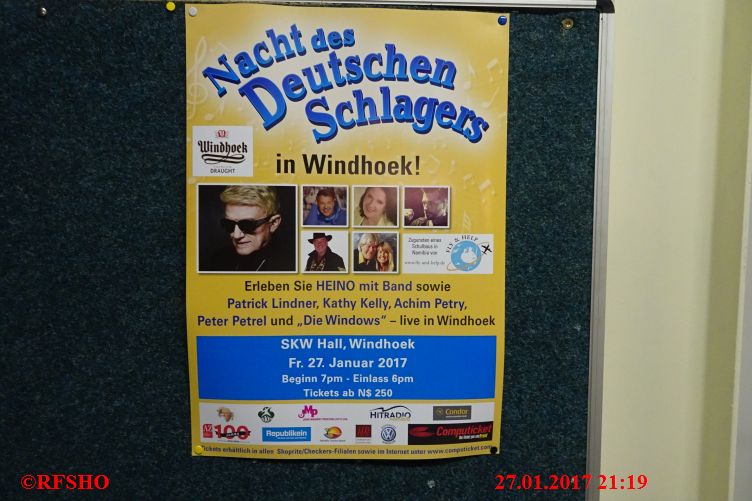 Windhoek, Nacht des Deutschen Schlagers