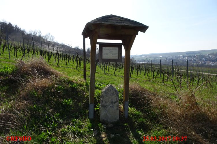 Landesgrenzstein von 1577 Appenheim <-> Gau - Algesheim