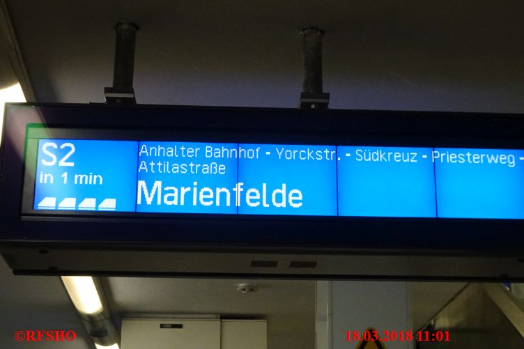 S Bahn zur Attilastraße
