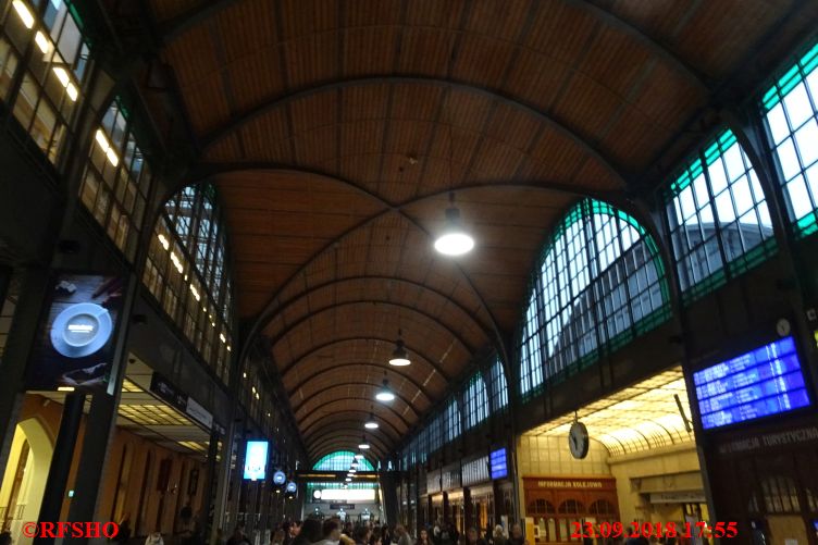 der Bahnhof von Breslau