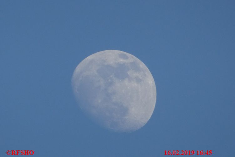 Mond zunehmend 84,9%