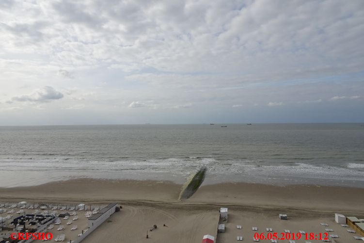Blankenberge, Blick vom Hotel