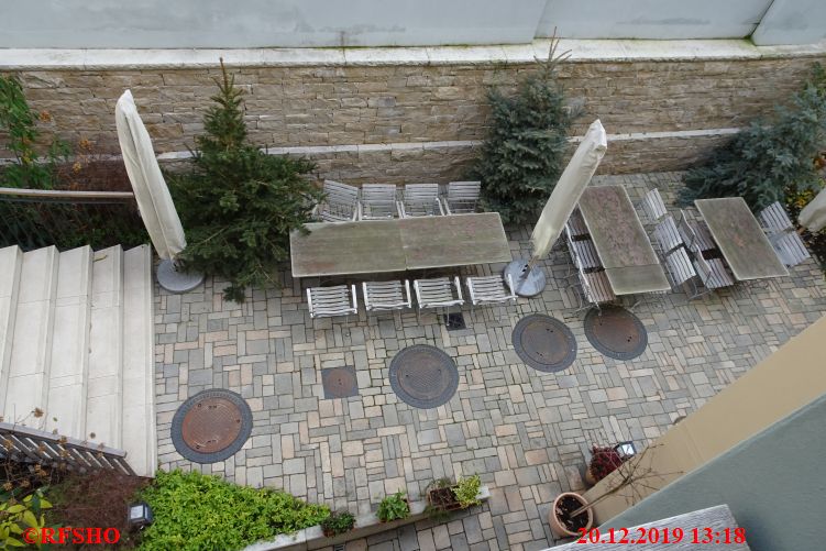 Naumburg, Biergarten im Hotel