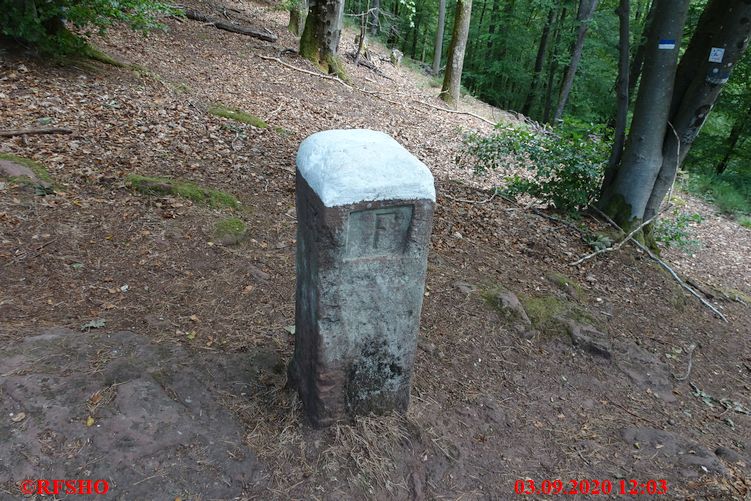 Grenzweg, Grenze D / F