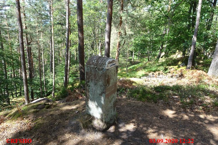 Grenzweg, Grenze D / F