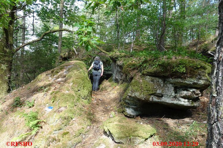 Grenzweg, Grenze D / F