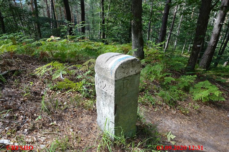 Grenzweg, Grenze D / F