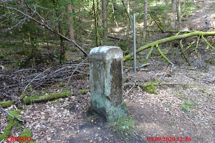 Grenzweg, Grenze D / F