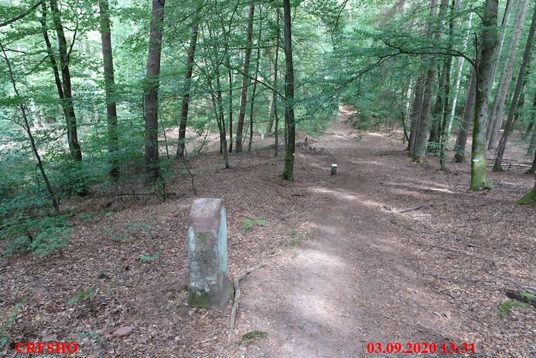 Grenzweg, Grenze D / F