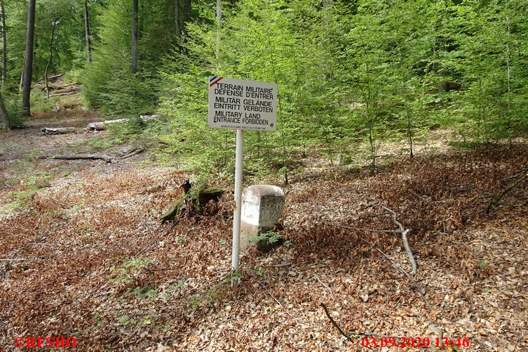 Grenzweg, Grenze D / F
