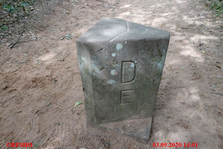 Grenzweg, Grenze D / F
