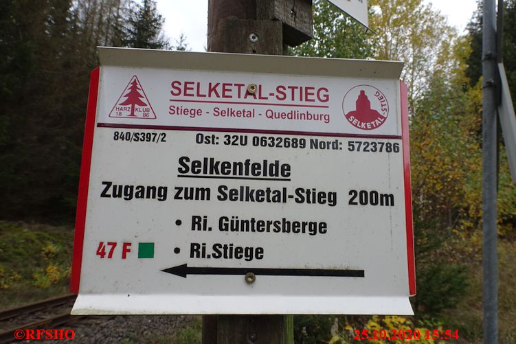 Wanderweg von der Stabkirche Stiege
